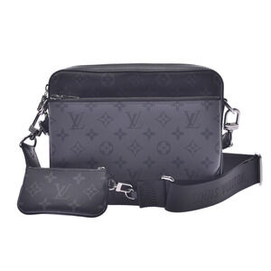Louis Vuitton Eclipse Black Reverse Trio Messenger Bag Black Shoulder